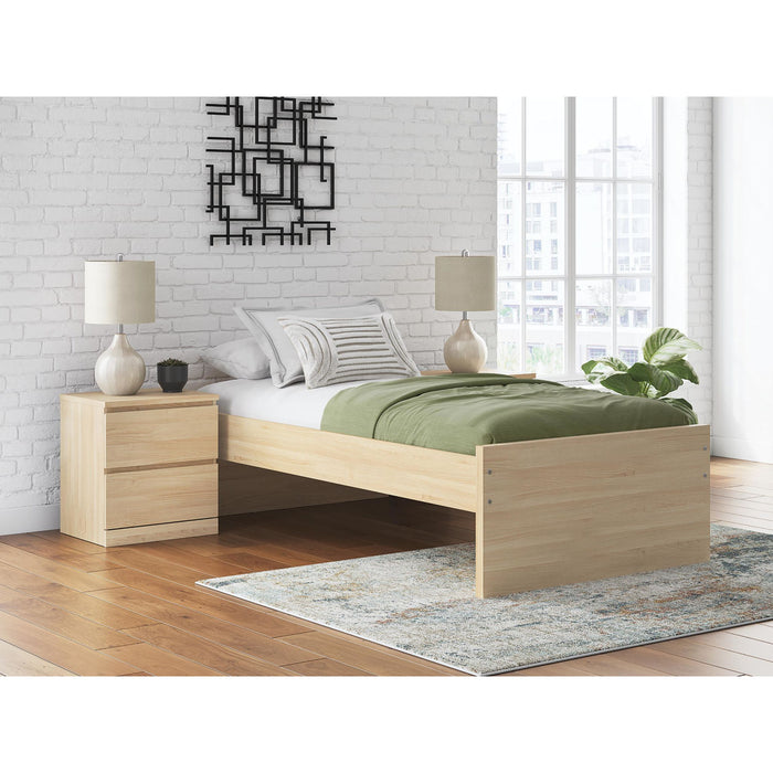 Onita Twin Platform Bed - Natural
