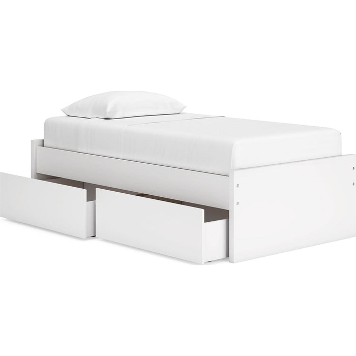Onita Twin Platform Bed - White