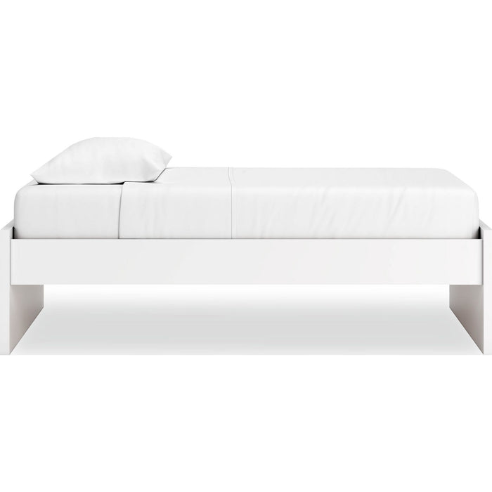 Onita Twin Platform Bed - White