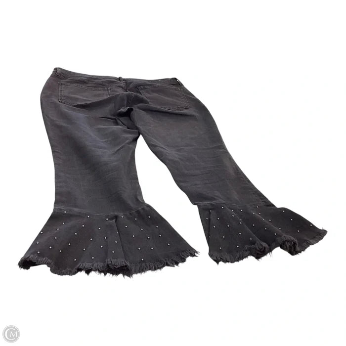 Pants Cropped By Pilcro In Black, Size: 12