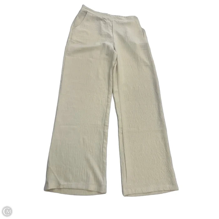 Pants Lounge By Clothes Mentor In Ivory, Size: S
