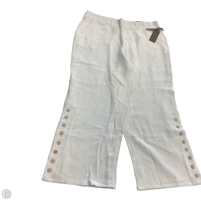 Pants Lounge By Soft Surroundings In White, Size: Xlp