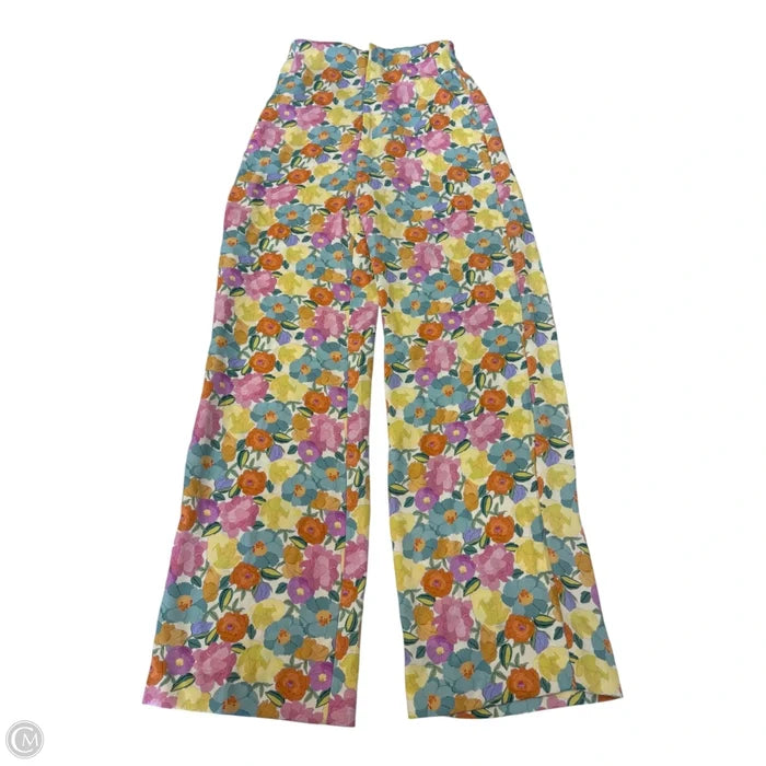 Pants Other By Zara In Floral Print, Size: S