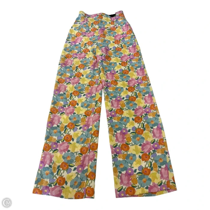 Pants Other By Zara In Floral Print, Size: S