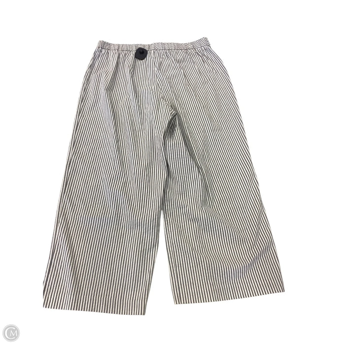 Pants Wide Leg By Anne Klein In Striped Pattern, Size: L