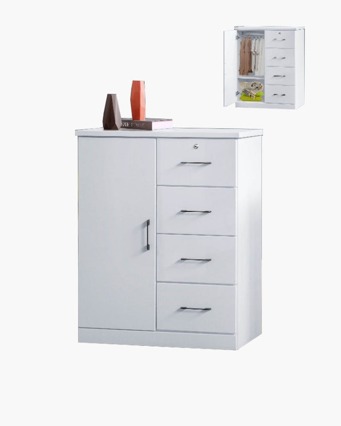 Patton White Chest of Drawer