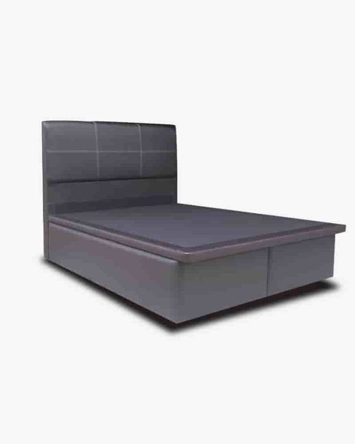 Pioneer Leather Storage Bed Frame
