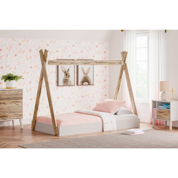 Piperton Tent Bed - Brown/White