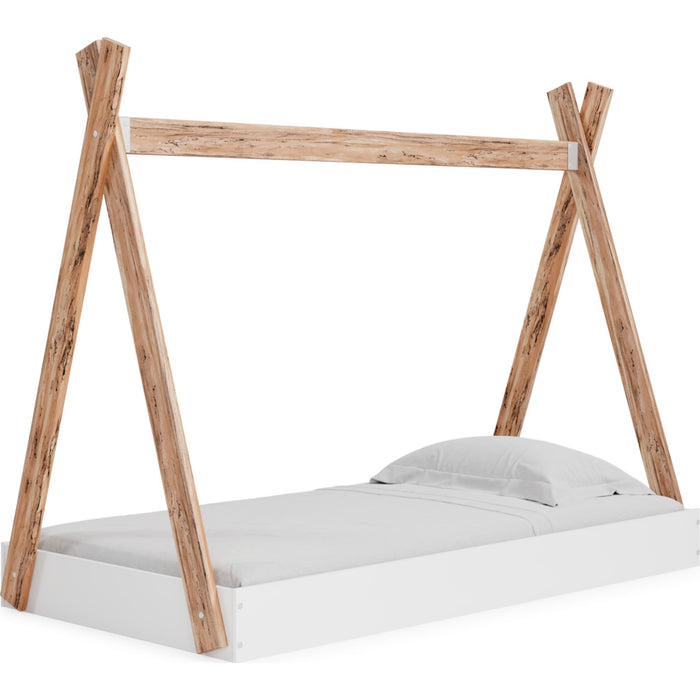 Piperton Tent Bed - Brown/White