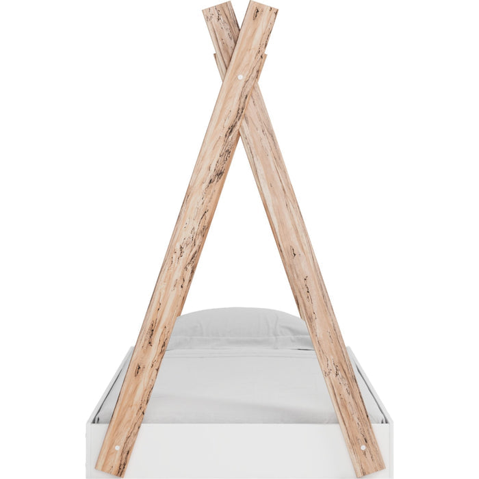 Piperton Tent Bed - Brown/White