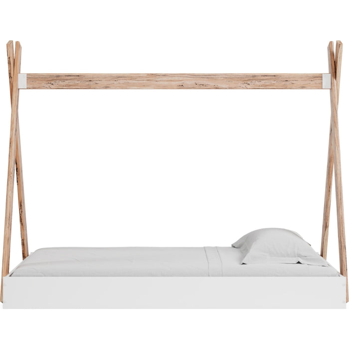 Piperton Tent Bed - Brown/White