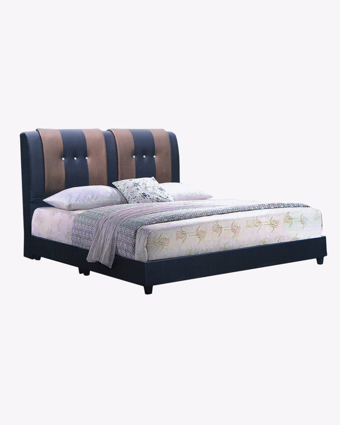 Posh Faux Leather Bedframe