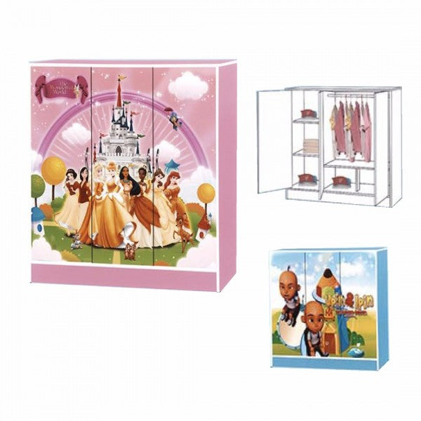 Princess Open Door Wardrobe for Kids