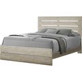 Queen Panel Bed - Oak