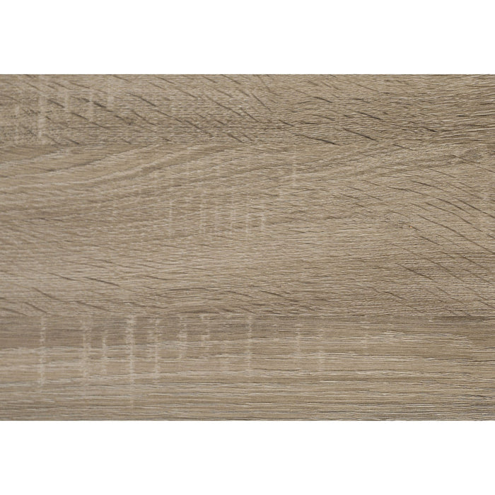 Queen Platform Bed - Black/Dark Taupe