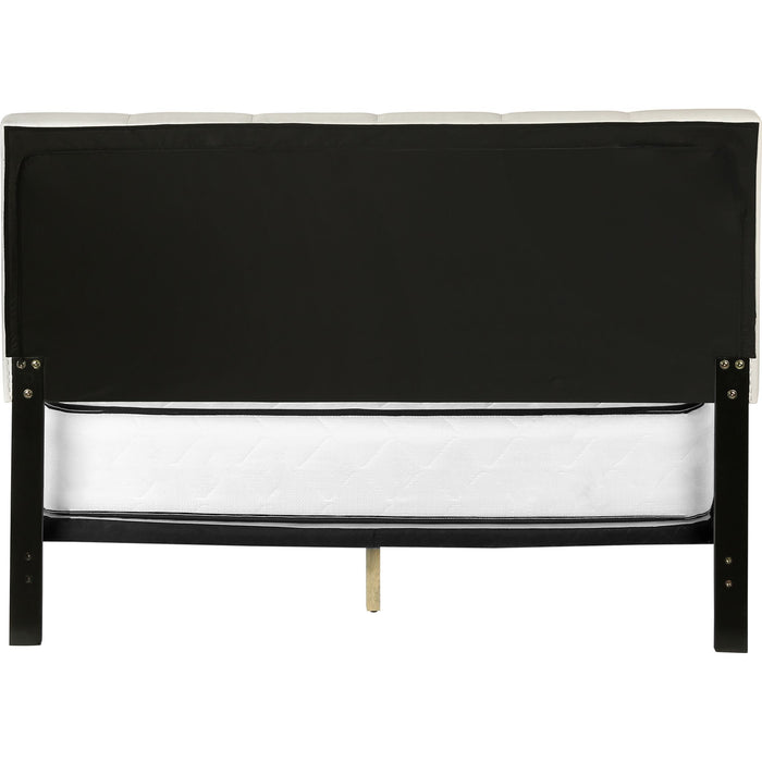 Queen Upholstered Bed - Beige