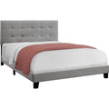 Queen Upholstered Bed - Grey