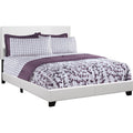Queen Upholstered Bed - White