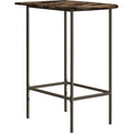 Rectangle Bar Table - Faux Marble Top, Seats 2