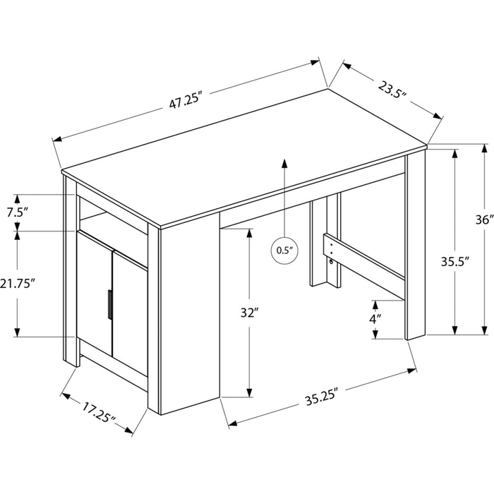 Rectangle Counter Height Table - Laminate Top, Seats 4