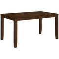 Rectangle Dining Table - Wood Top, Seats 6