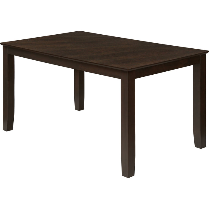 Rectangle Dining Table - Wood Top, Seats 6