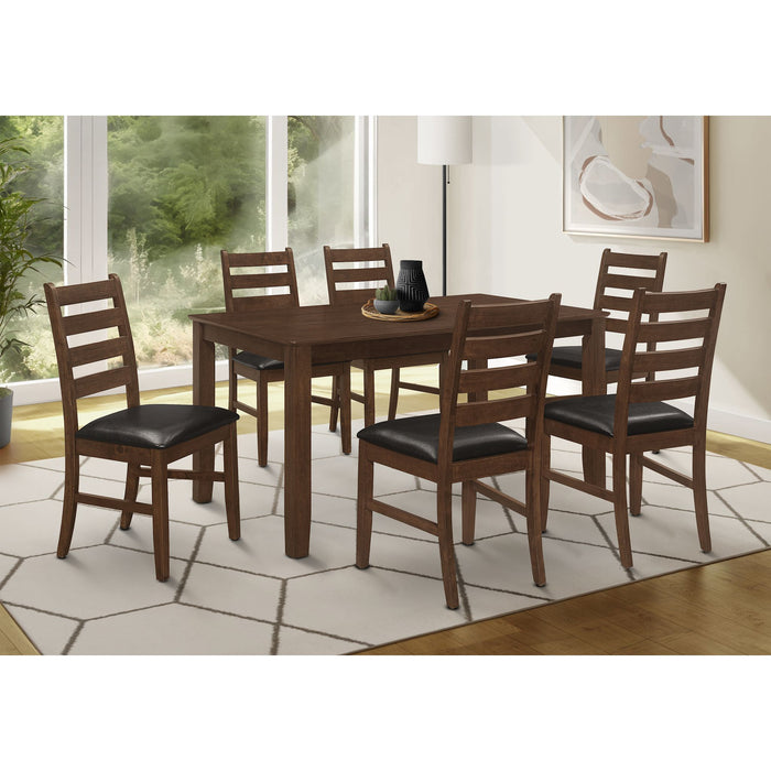 Rectangle Dining Table - Wood Top, Seats 6