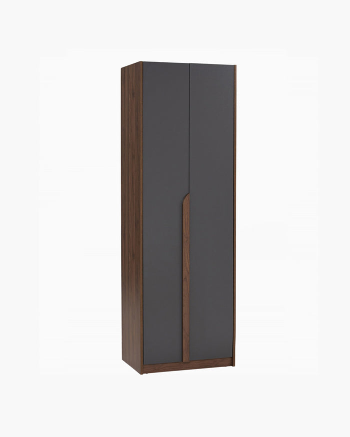 Rich Open Door Wardrobe - Walnut