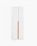 Rich Open Door Wardrobe - White