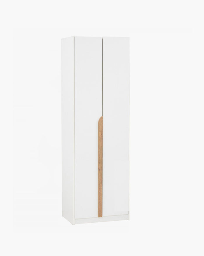 Rich Open Door Wardrobe - White