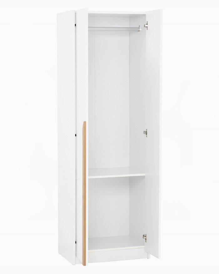 Rich Open Door Wardrobe - White