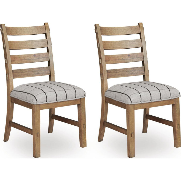 Ridgester Dining Chair - Light Brown - (D858-01)