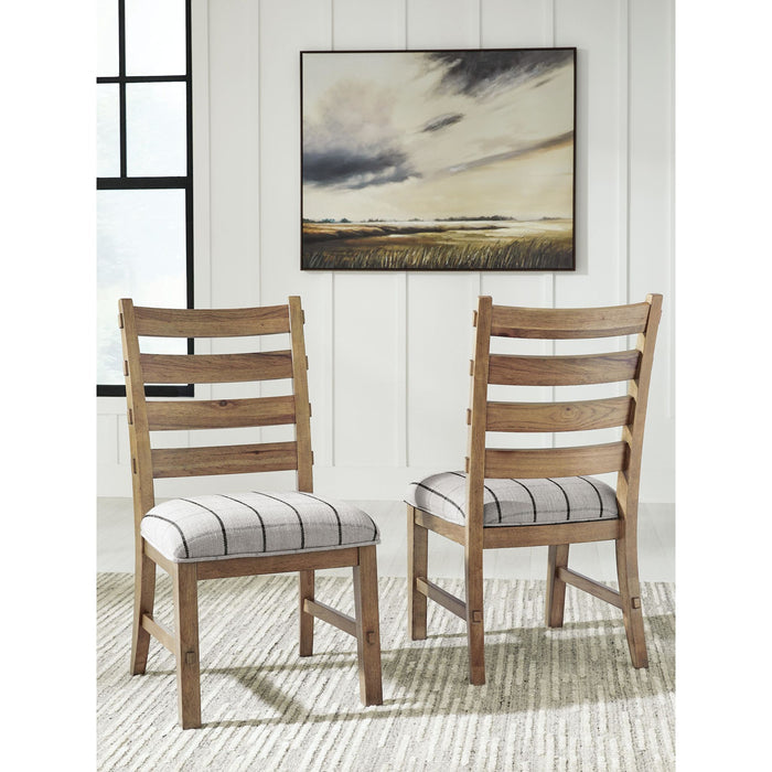 Ridgester Dining Chair - Light Brown - (D858-01)