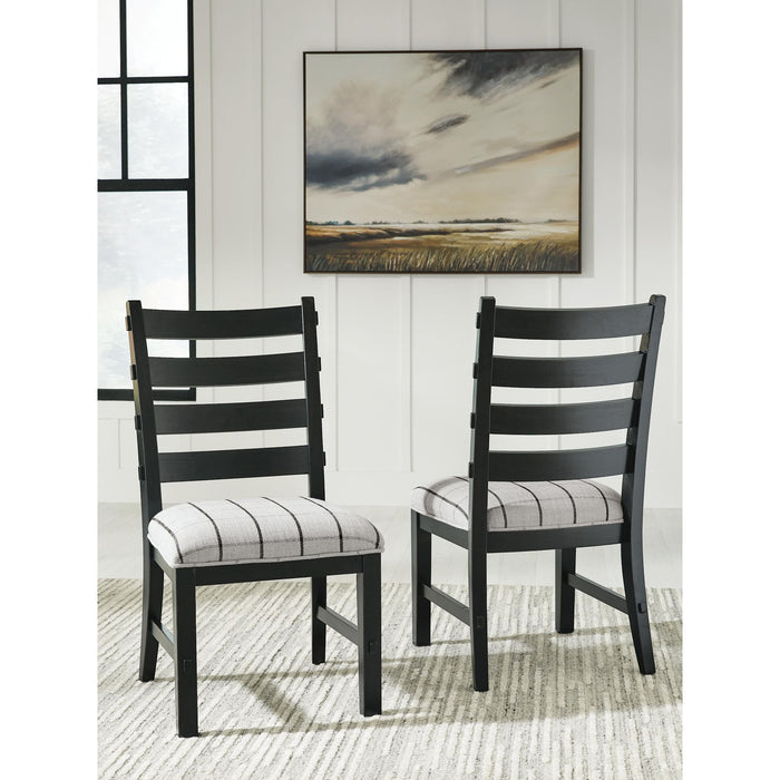 Ridgester Dining Chair - Light Brown - (D858-02)