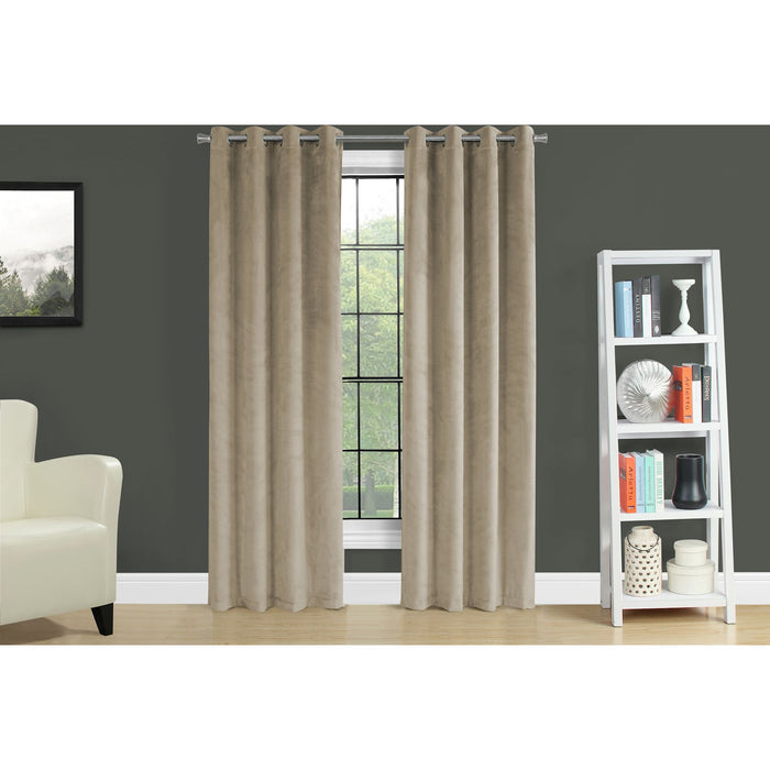 Room Darkening Curtain Panel (Set of 2) - 52" x 95"