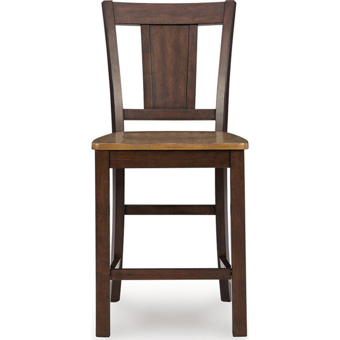 Rylandeen Counter Height Stool - Light Brown/Dark Brown - (PCD651-124)