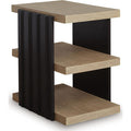 Rylandyn End Table - Black/Light Brown