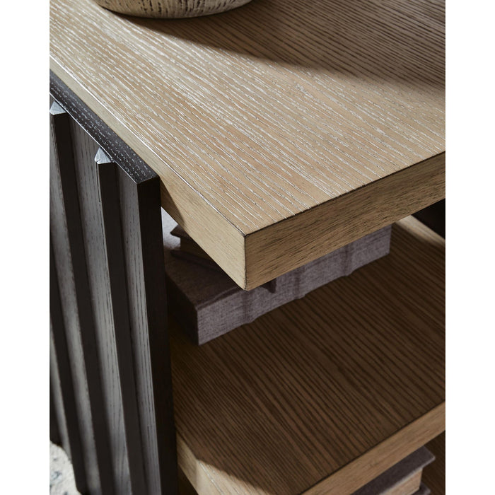 Rylandyn End Table - Black/Light Brown