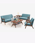 Saaho Wooden Sofa Set