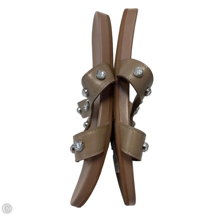 Sandals Flats By Anne Klein In Tan, Size: 9.5
