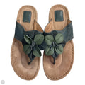 Sandals Flats By Clarks In Blue & Tan, Size: 9