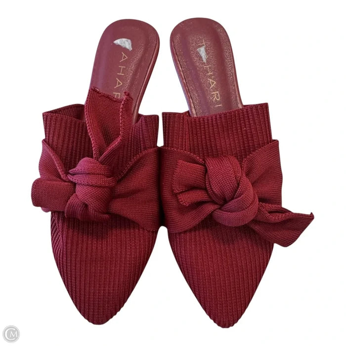 Sandals Flats By Tahari In Red, Size: 6