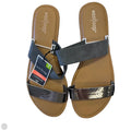 Sandals Flats By West Loop In Grey, Size: 7