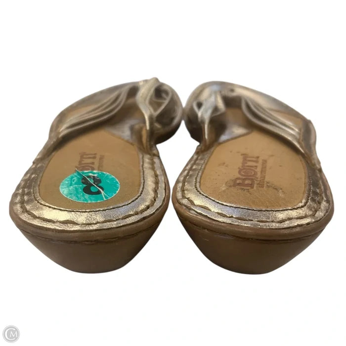 Sandals Flip Flops By Born In Gold, Size: 8