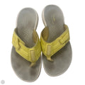 Sandals Flip Flops By Clarks In Yellow, Size: 6