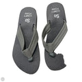 Sandals Flip Flops By So In Grey, Size: 8