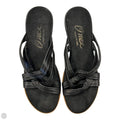Sandals Heels Block By Clothes Mentor In Black & Tan, Size: 8