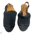 Sandals Heels Block By Clothes Mentor In Navy, Size: 5.5