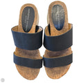 Sandals Heels Wedge By Adrienne Vittadini In Black & Tan, Size: 7