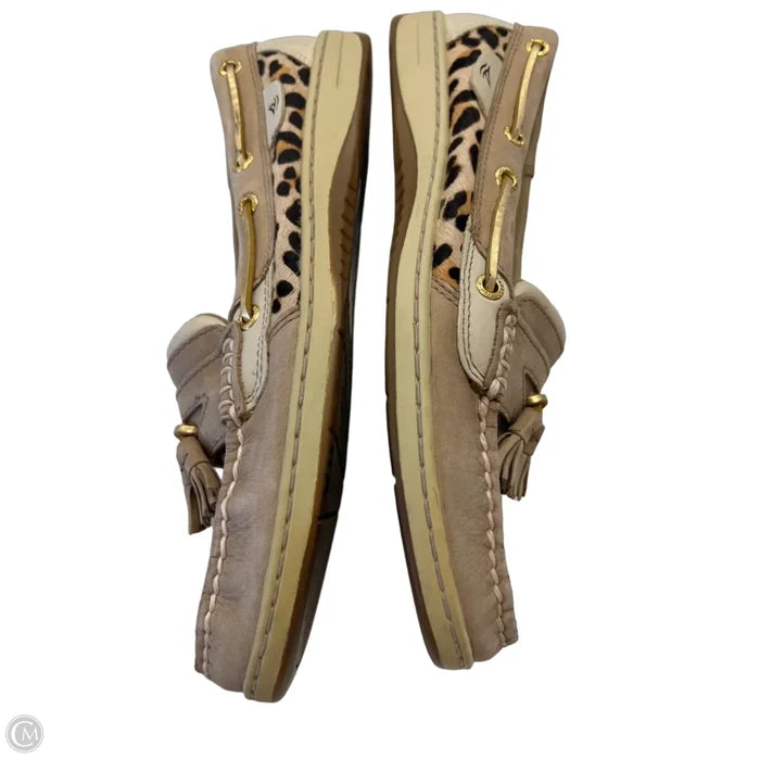 Sandals Heels Wedge By Sperry In Beige, Size: 9.5